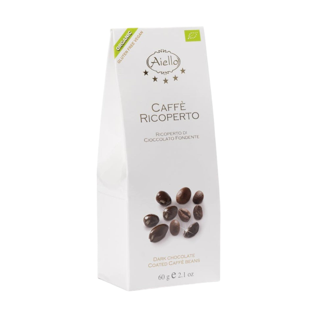 Caffe Ricoperto Kaffeebohnen mit Überzug Bio 60 Gramm