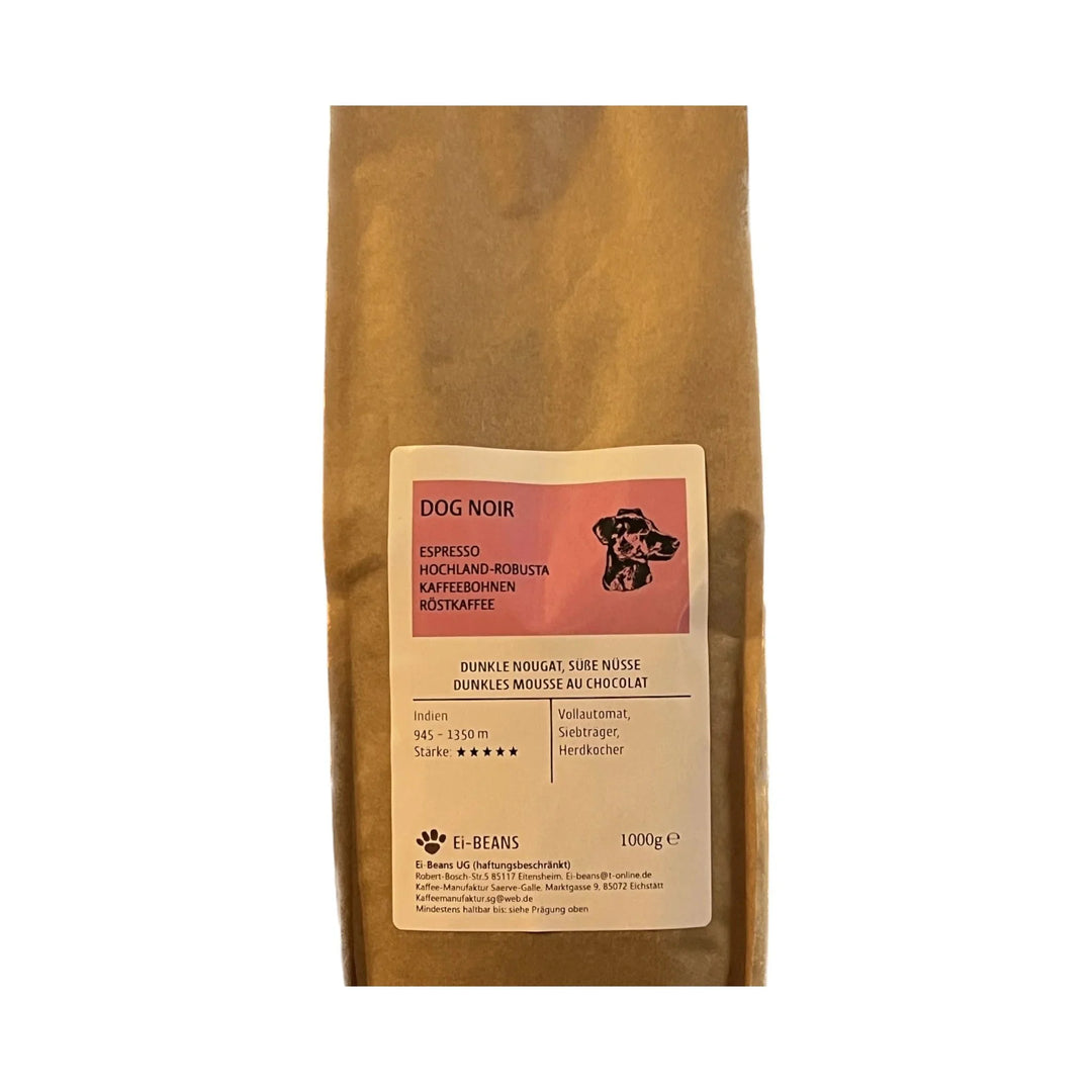 Espresso Dog Noir - Espresso Bohnen 0,5Kg Hochlandrobusta - SoulTool