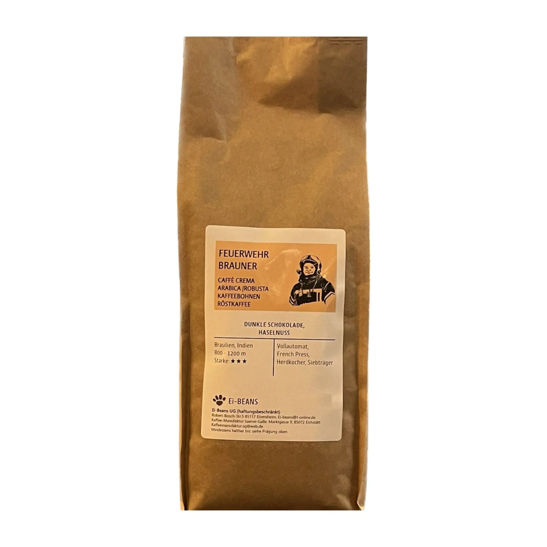 Espresso Feuerwehr Brauner - Caffe Crema Bohnen 0,5Kg Arabica / Robusta - SoulTool