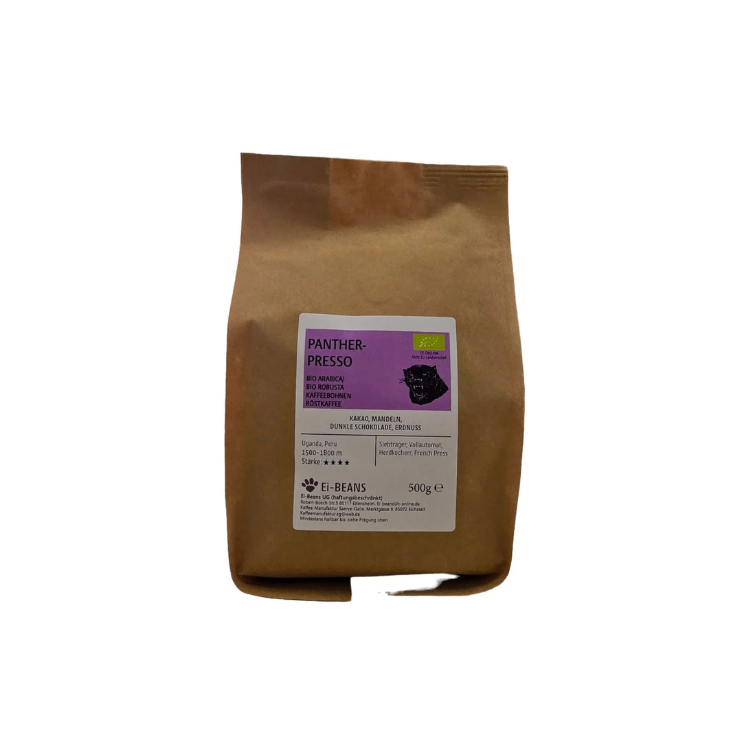 Panther-Presso Espresso Bohnen 0,5Kg Arabica / Robusta Bio - SoulTool