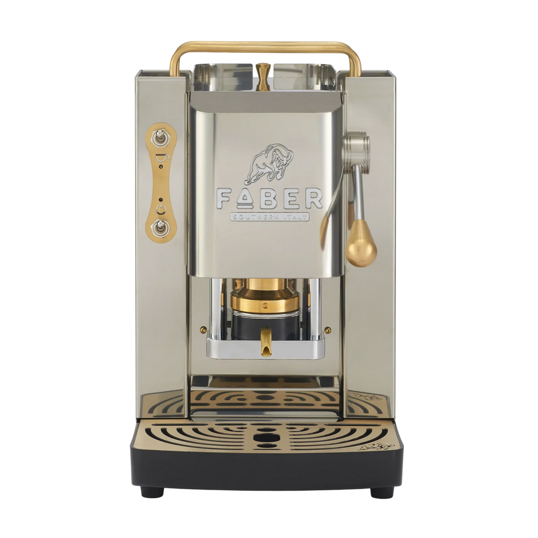 Faber Pro Deluxe 3.0 INOX ESE-Padmaschine aus Edelstahl