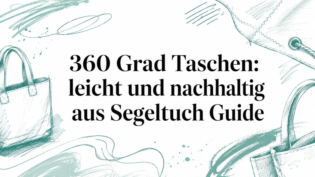 360 Grad Taschen: leicht und nachhaltig aus Segeltuch Guide