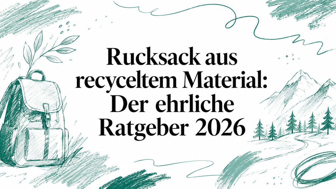Rucksack aus recyceltem Material: Der ehrliche Ratgeber 2026