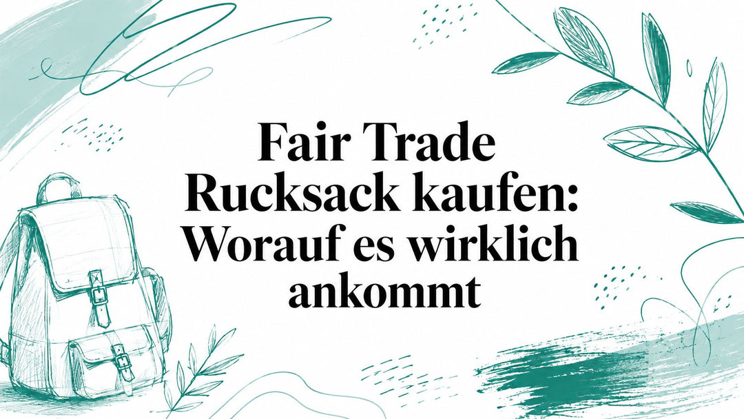 Fair Trade Rucksack kaufen: Worauf es wirklich ankommt
