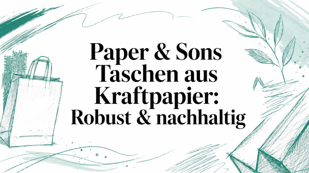 Paper & Sons Taschen aus Kraftpapier: Robust & nachhaltig