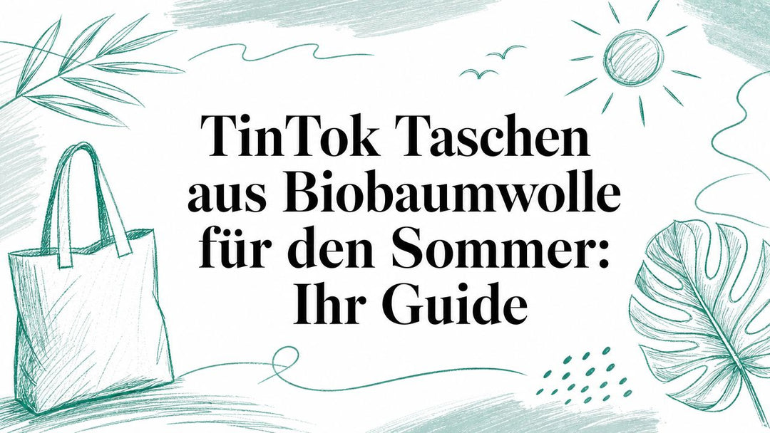 TinTok Taschen aus Biobaumwolle für den Sommer: Ihr Guide