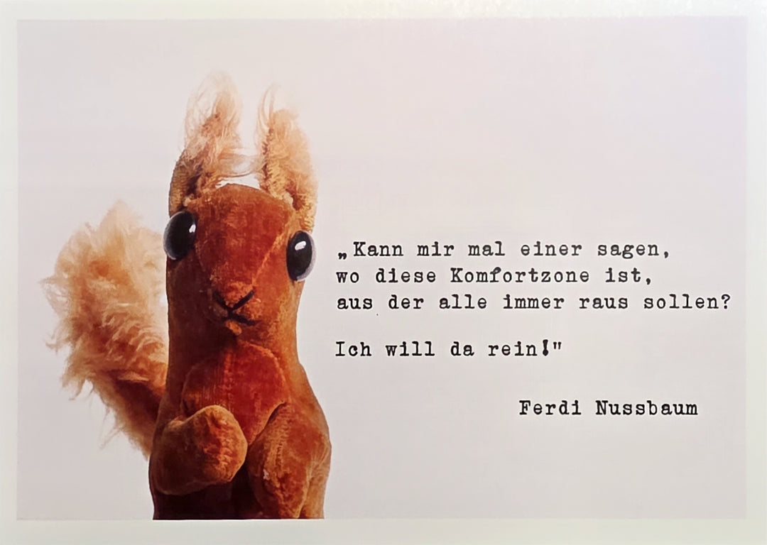 Möppi Baumann verblüffende Wahrheiten Postkarte