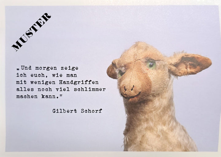 Möppi Baumann verblüffende Wahrheiten Postkarte