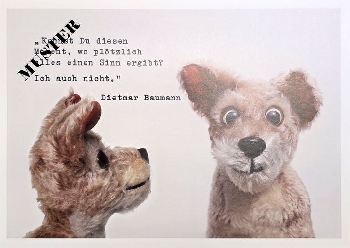 Möppi Baumann verblüffende Wahrheiten Postkarte