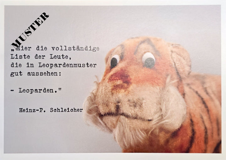 Möppi Baumann verblüffende Wahrheiten Postkarte