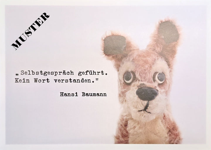 Möppi Baumann verblüffende Wahrheiten Postkarte