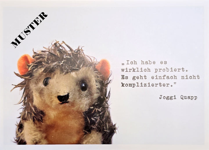 Möppi Baumann verblüffende Wahrheiten Postkarte