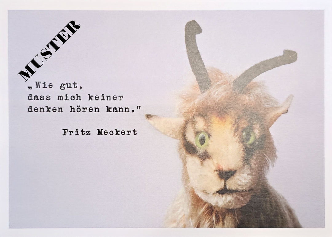 Möppi Baumann verblüffende Wahrheiten Postkarte