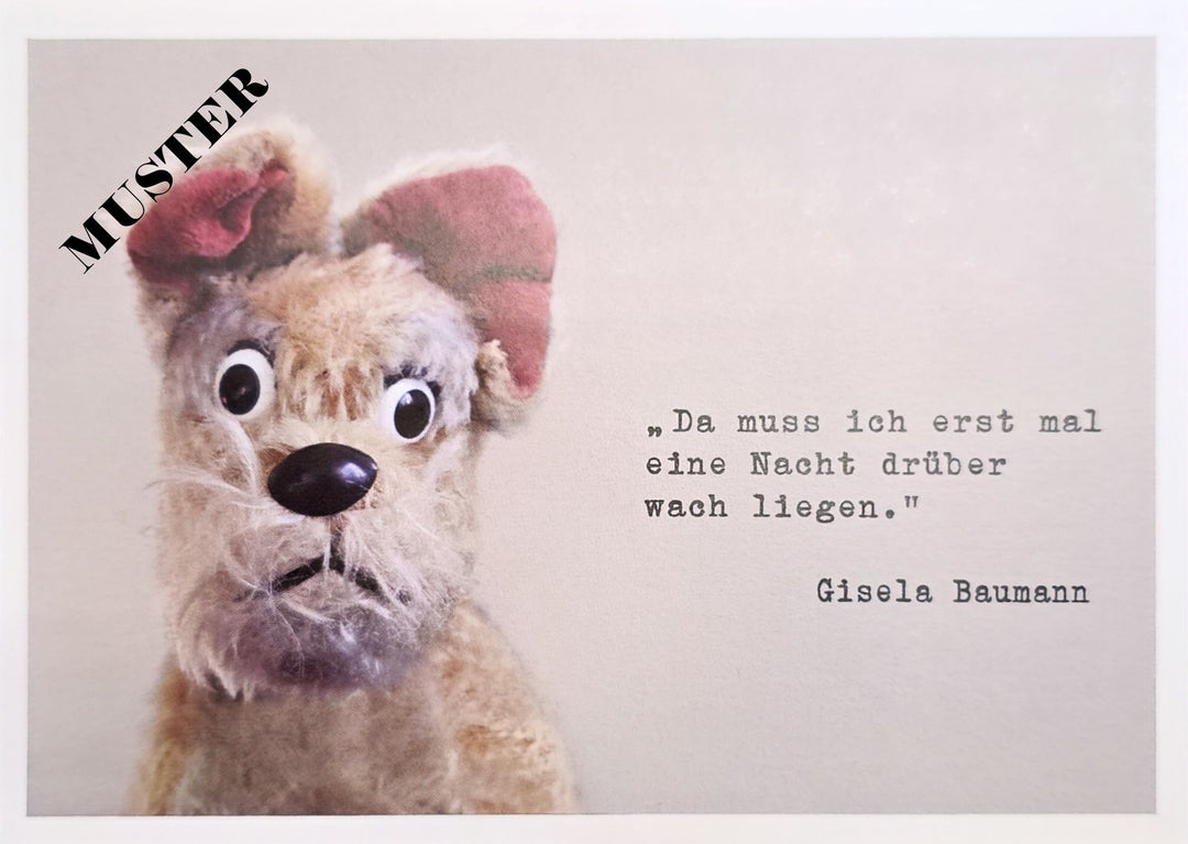 Möppi Baumann verblüffende Wahrheiten Postkarte