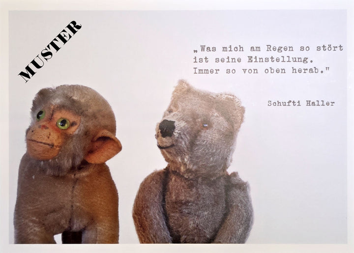 Möppi Baumann verblüffende Wahrheiten Postkarte