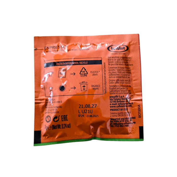 Espresso ESE System Pads 44mm 150 Stück 95/05