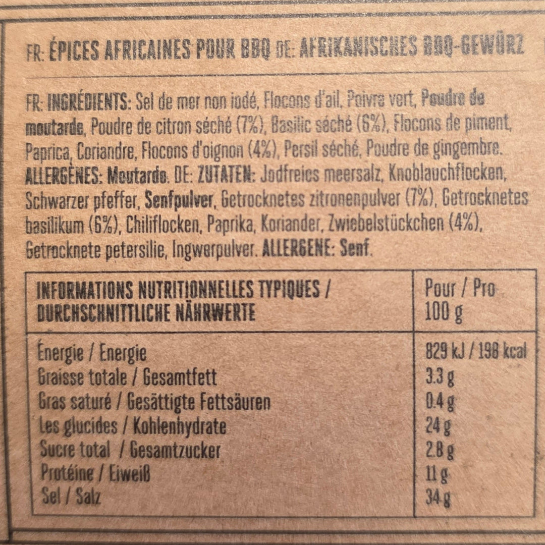 5-Tin Tiny Taster Set, 5x 15 Gramm Gewürze aus Südafrika in der Dose