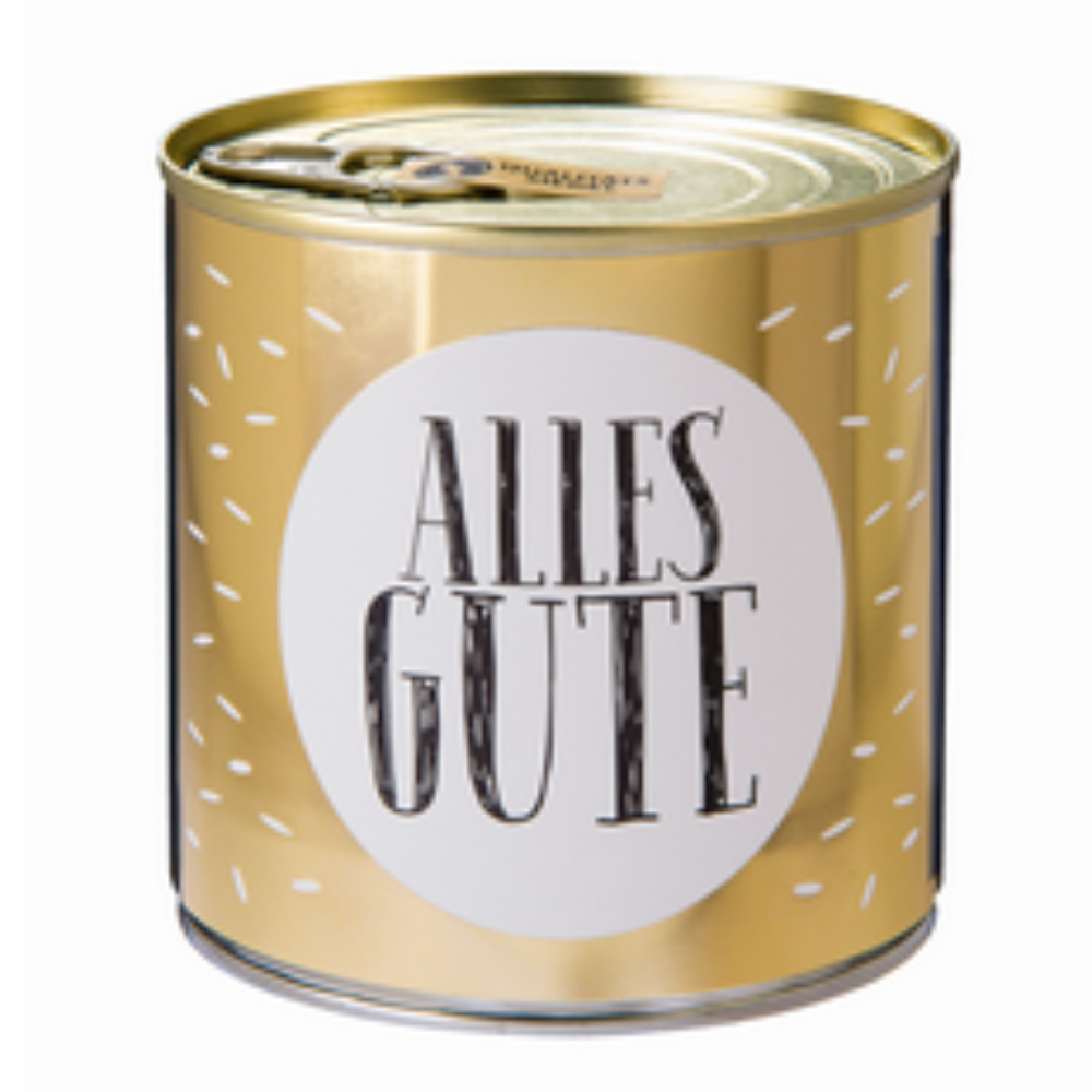 Cancake Alles Gute gold black&amp;white Edition Schwarzwälder - Der Kuchen aus der Dose