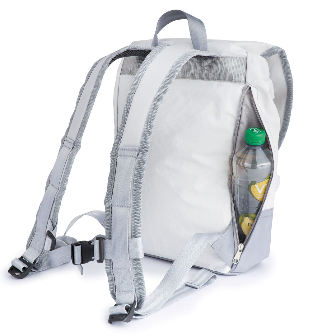 Landgang Mini Weiß Graue Zahl Kompakter Rucksack