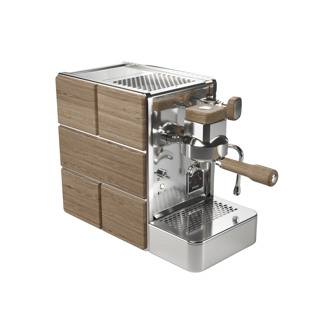 Stone Espressomaschine - Siebträger Siebträger Stone Espresso Mine Premium Chrome Wood 