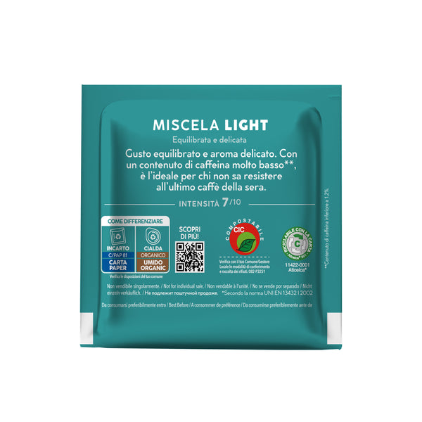 Miscela Light 50% weniger Koffein ESE System Pads 44mm - 100 Stück