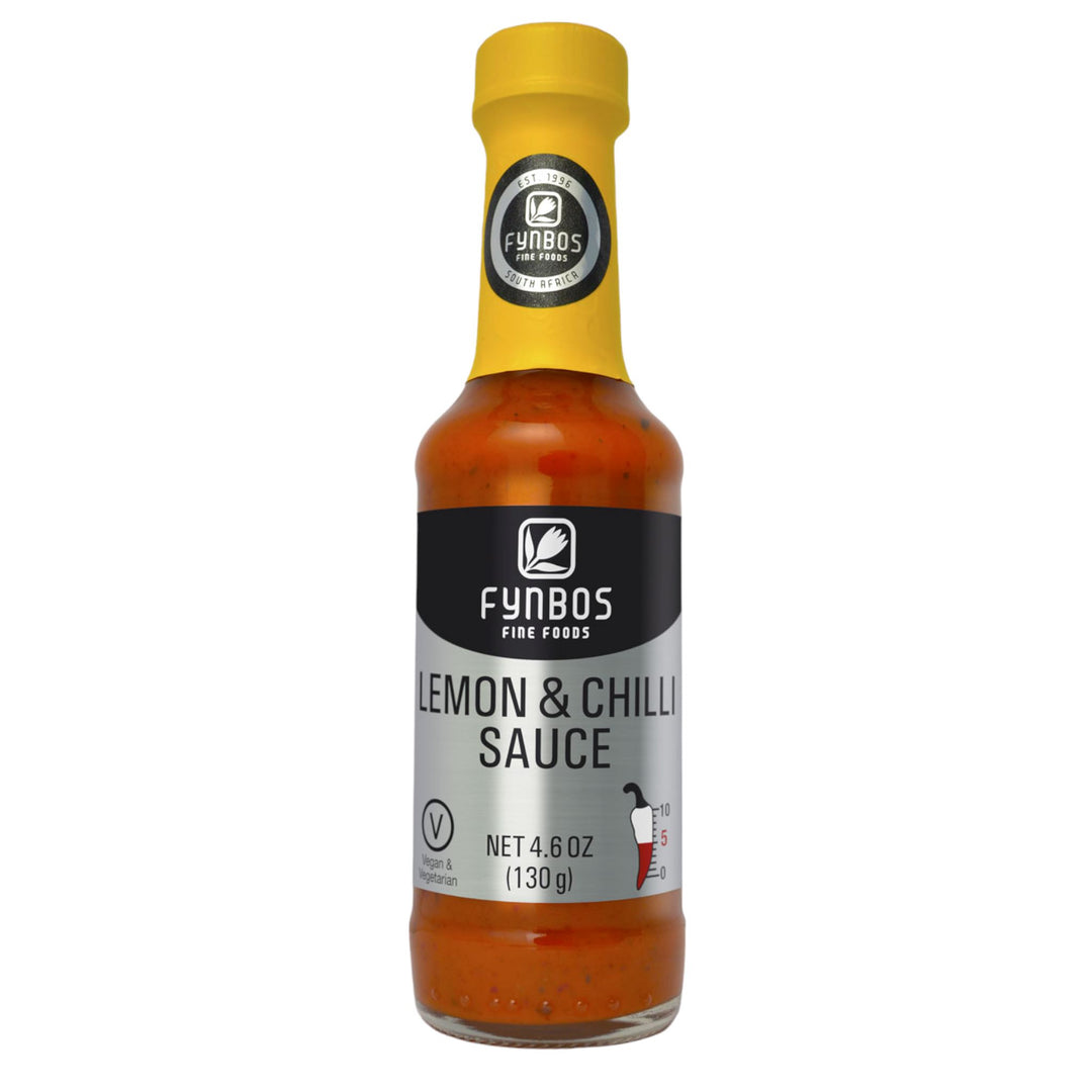 Lemon & Chilli Sauce 125ml, heat level: 5/10 Fynbos Fine Foods 