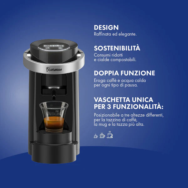 Bluemoon ESE Pad Espresso Maschine - Die Borbone Edition