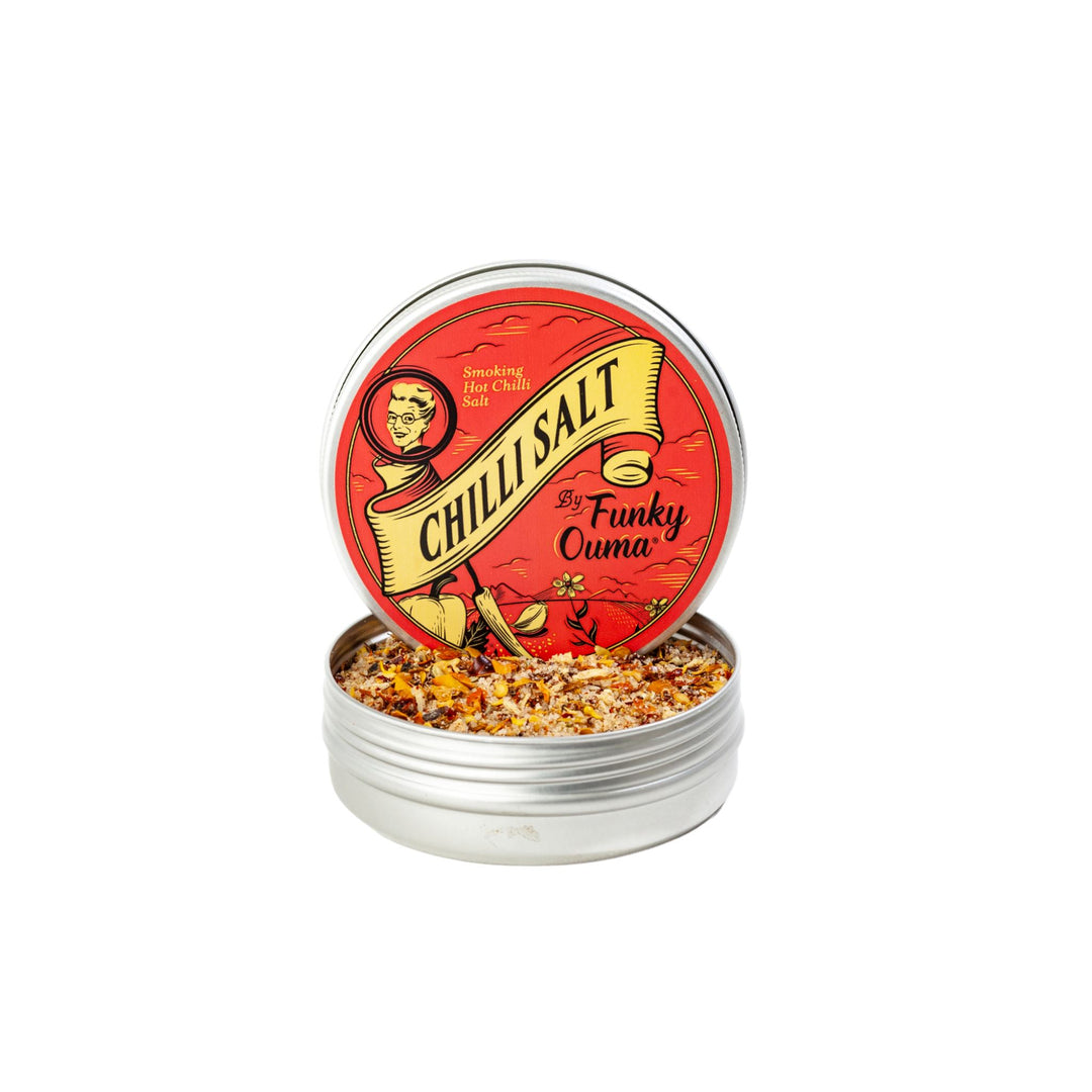 Chilli Salt 90 Gramm Chillisalz aus Afrika Gewürz Funky Ouma 