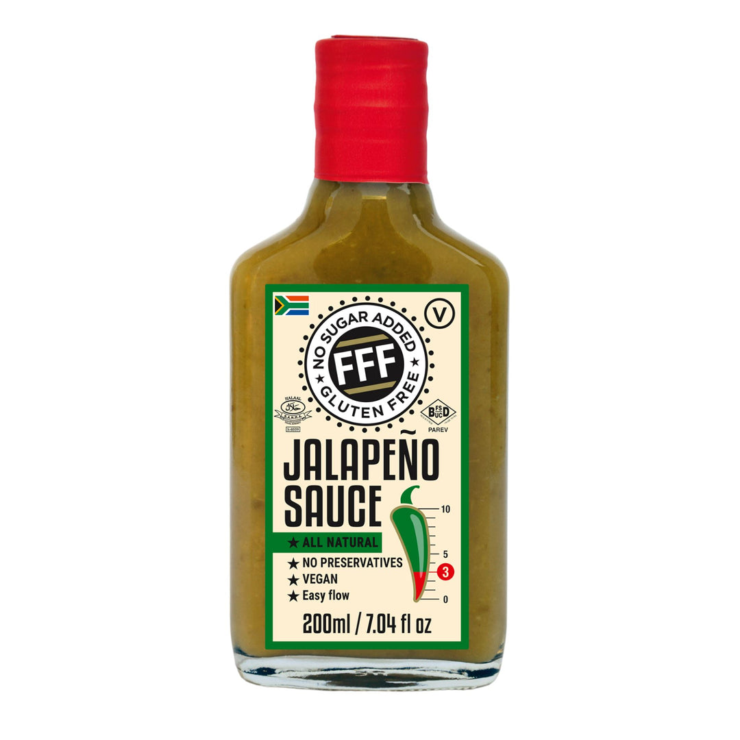 Jalapeño Sauce 200ml, heat level: 3/10 Fynbos Fine Foods 