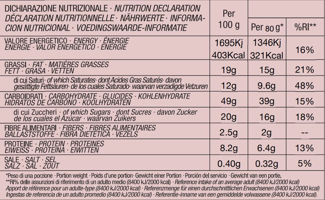 Panettoncino Cioccolato - Mini-Panettone Schokolade 100 Gramm