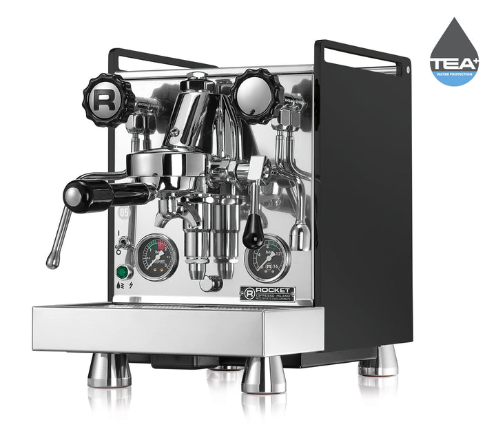 Mozzafiato Cronometro R Siebträger Rocket Espresso Schwarz 