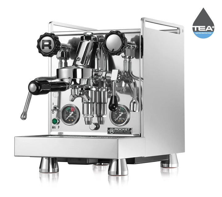 Mozzafiato Cronometro R Siebträger Rocket Espresso Silber 