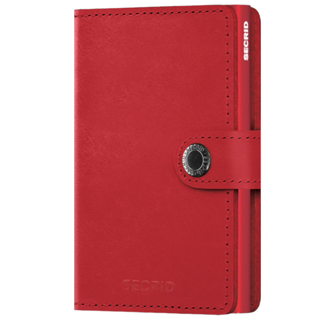 Original Mini Wallet Kartenetui Kartenetui Secrid Red-Red 