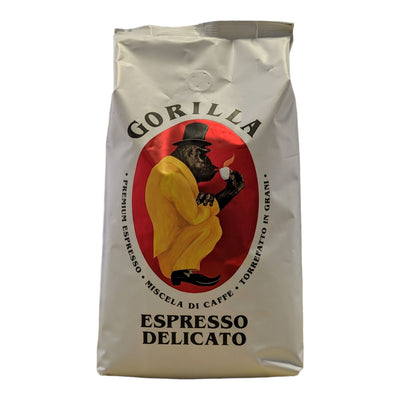 Espresso Delicato Bohnen 1Kg 90/10 Kaffeebohnen GORILLA 