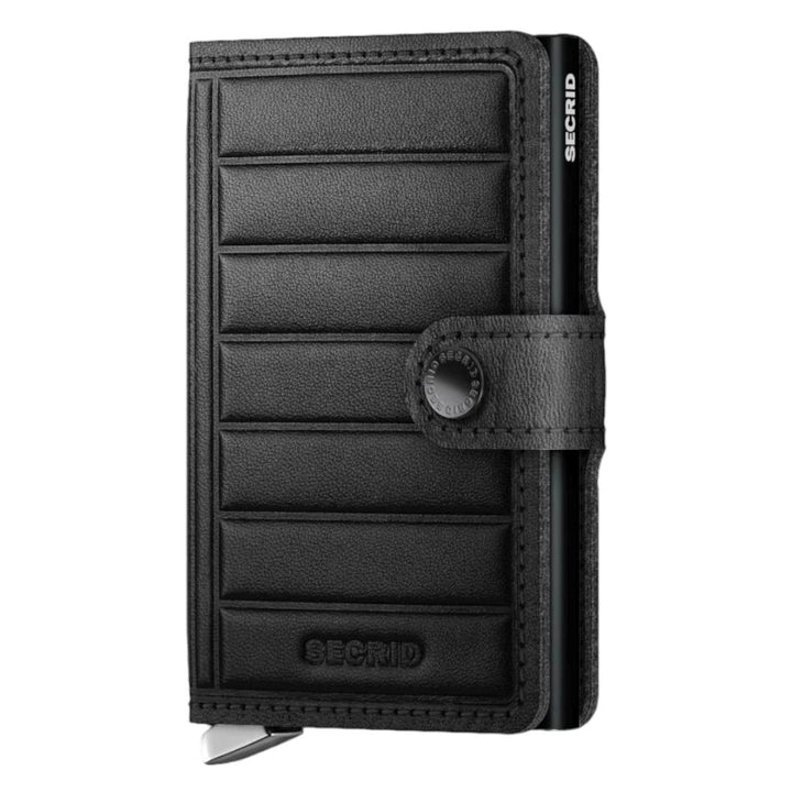 Premium Mini Wallet Emboss Lines Kartenetui Kartenetui Secrid Lines Black 
