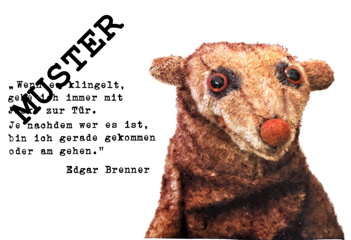 Möppi Baumann verblüffende Wahrheiten Postkarte