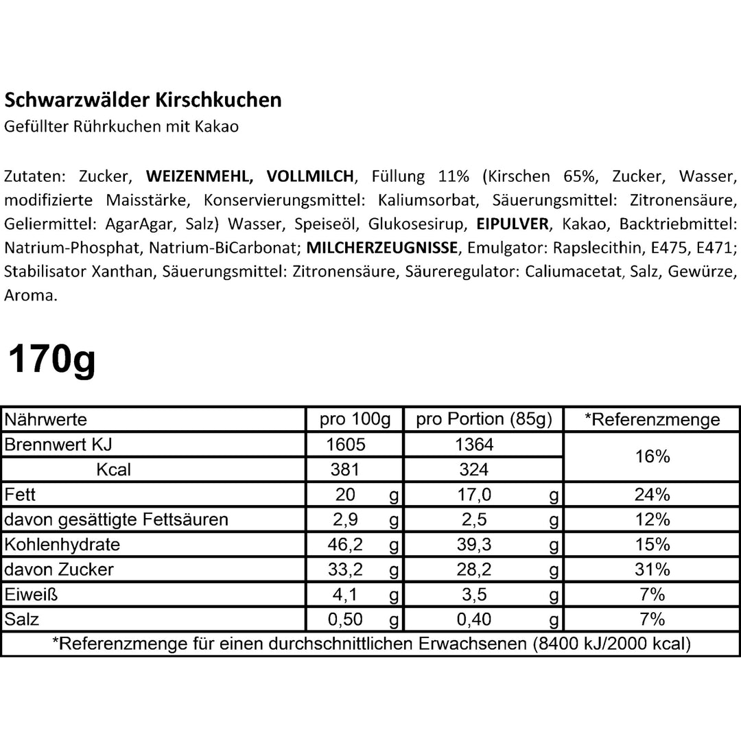 Cancake Hugs & Kisses Malibu Edition Schwarzwälder Kirschkuchen - Der Kuchen aus der Dose - SoulTool
