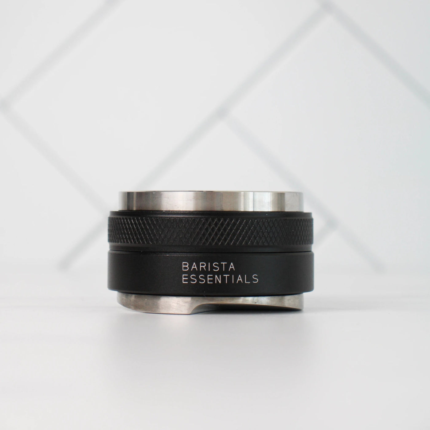 Tamper & Leveler 2 in 1 - Schwarz, 58.5mm Leveler Barista Essentials 