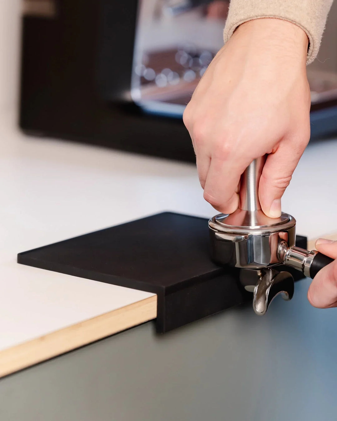 Tamping Matte mit Anstoßwinkel groß