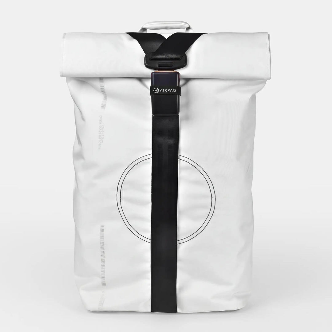 AIRPAQ Limited Edition: Rolltop BIQ Undyed - Let it Snow Rucksack