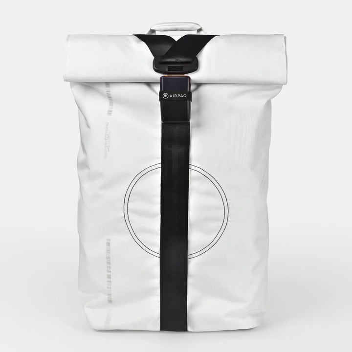 AIRPAQ Limited Edition: Rolltop BIQ Undyed - Let it Snow Rucksack