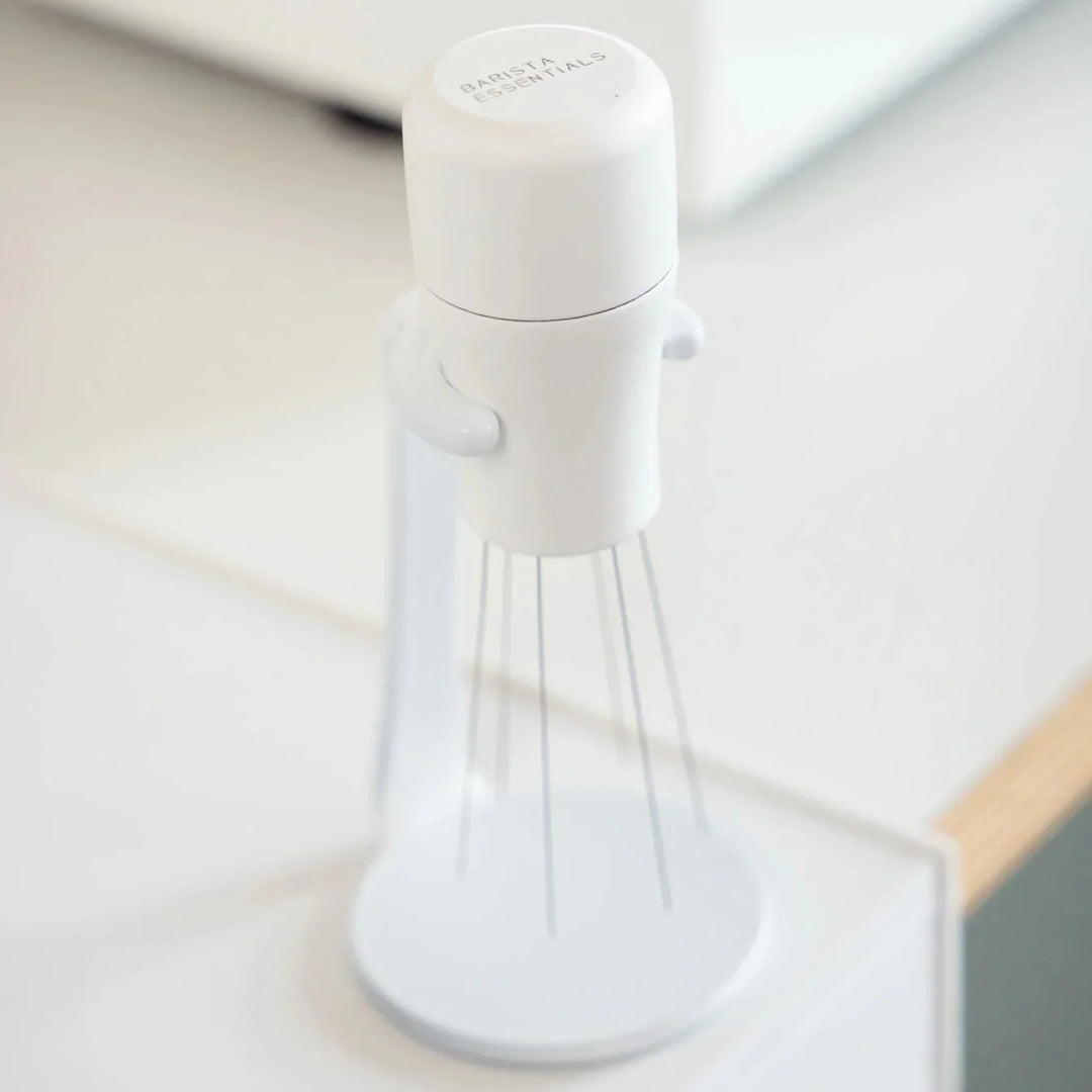 WDT Tool mit Stand zum Verteilen von Kaffeemehl