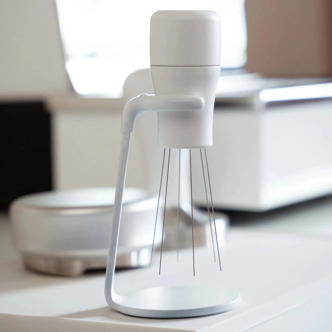 WDT Tool mit Stand zum Verteilen von Kaffeemehl