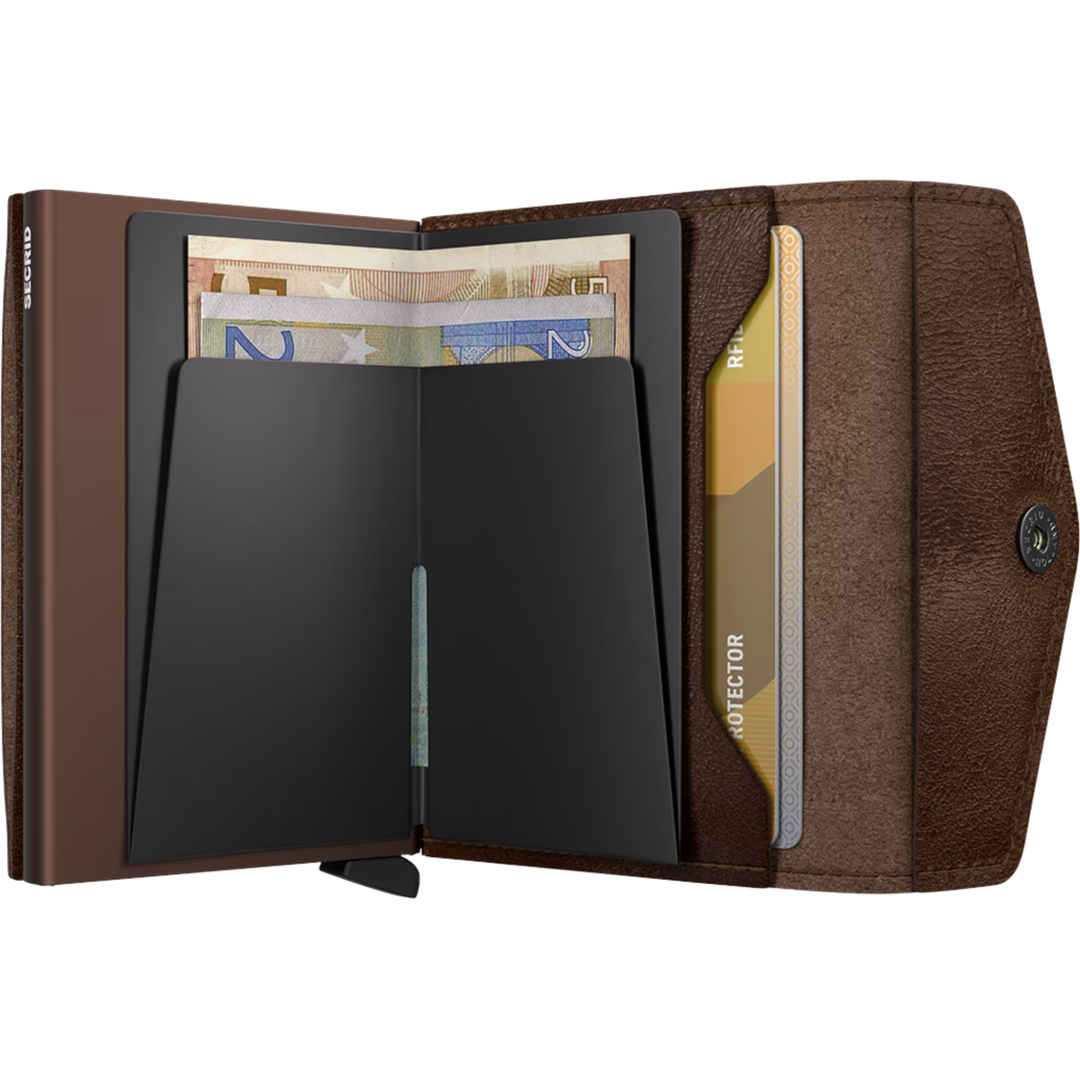 Envelope wallet vintage - Kartenetui für Kreditkarten mit Münzfach