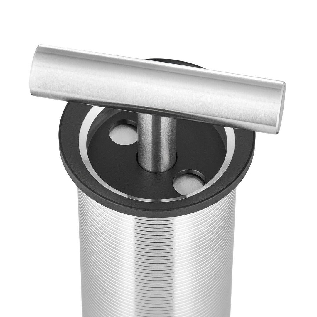 Kinu Saturn Silver - manuelle Gewürzmühle