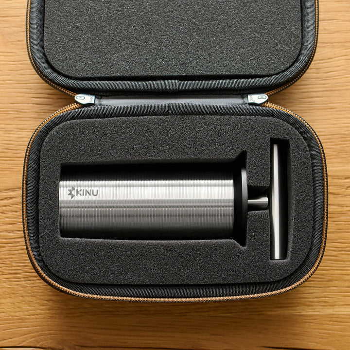 Kinu Saturn Silver - manuelle Gewürzmühle