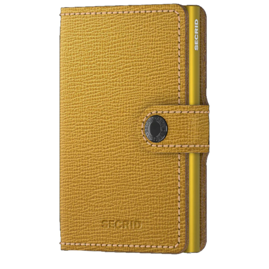 Crisple Mini Wallet Kartenetui Secrid Ochre 