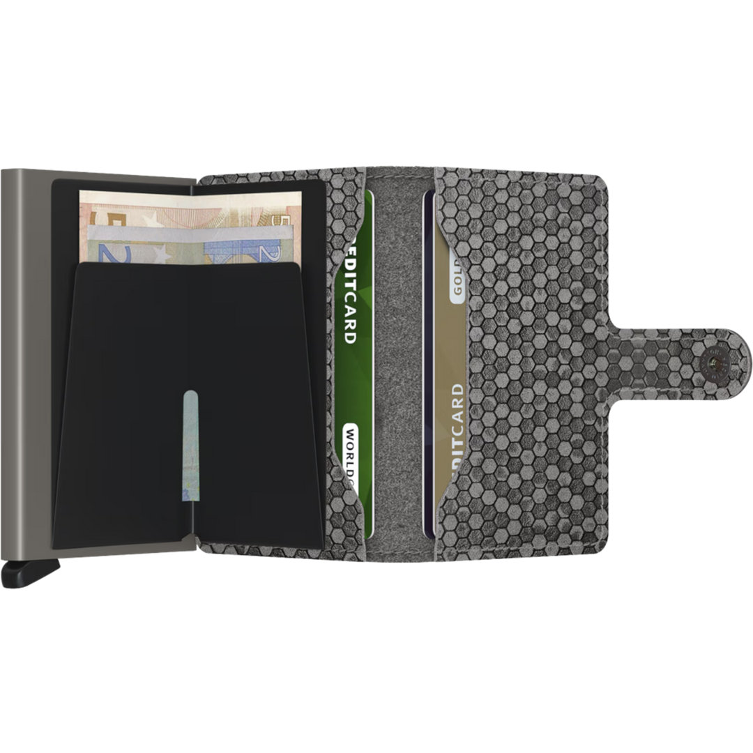Miniwallet hexagon - Kartenetui für Kreditkarten