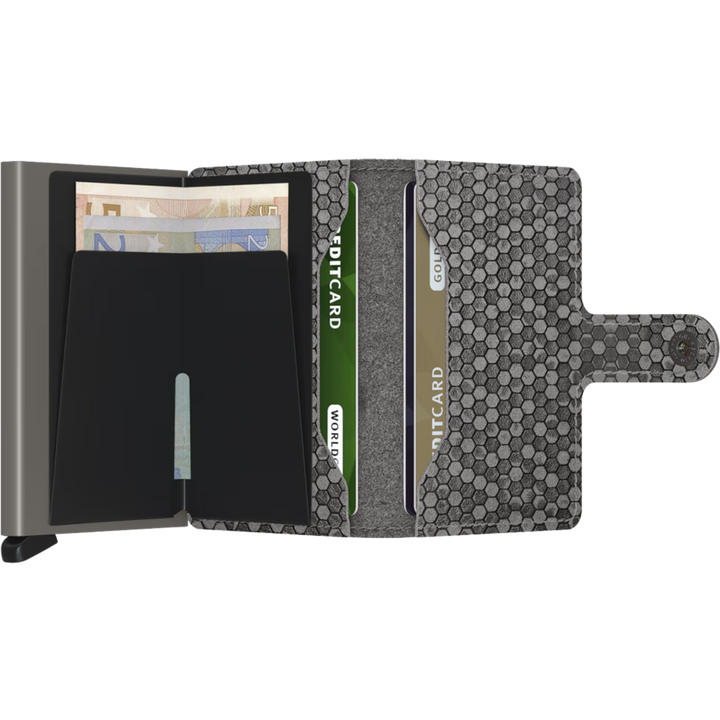 Miniwallet hexagon - Kartenetui für Kreditkarten