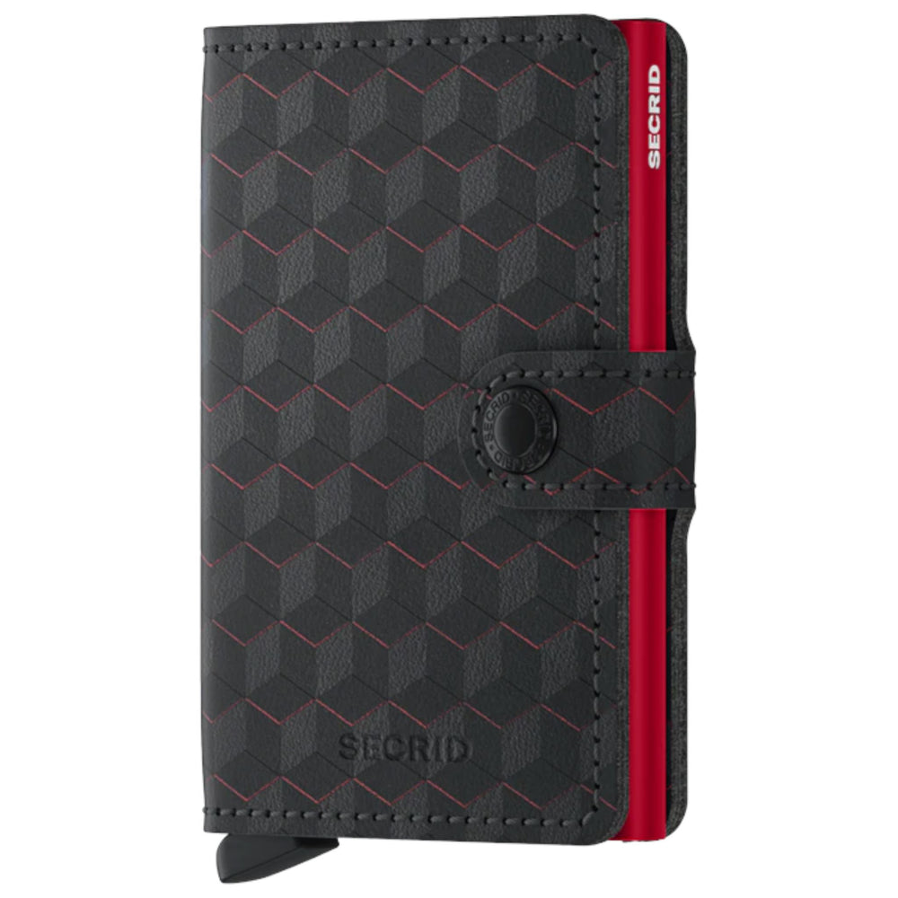 Optical Mini Wallet Kartenetui Secrid Black & Red 